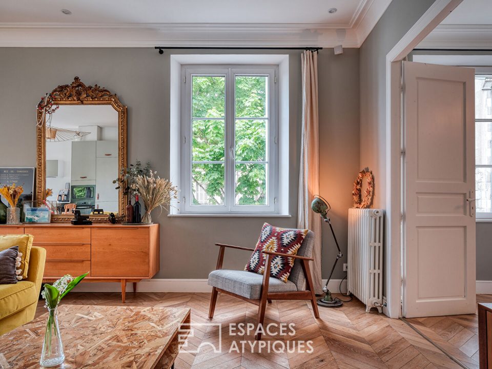 Appartement rénové entre ville et Loire