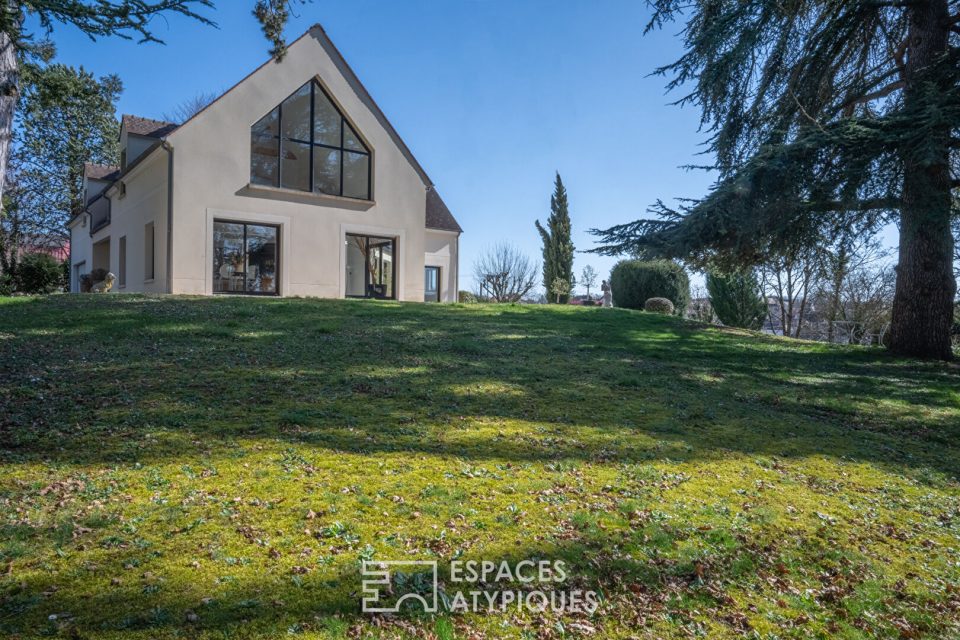 Maison d'architecte avec piscine