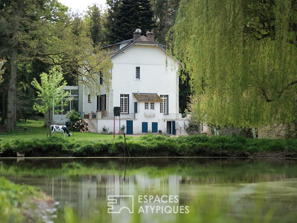 Maison bourgeoise fin 19ème au coeur de sa propriété