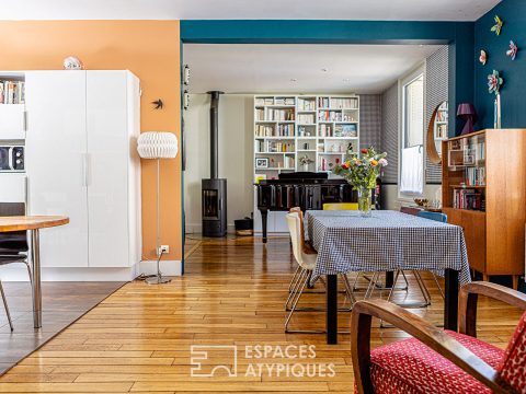 Maison bourgeoise et son extérieur intimiste