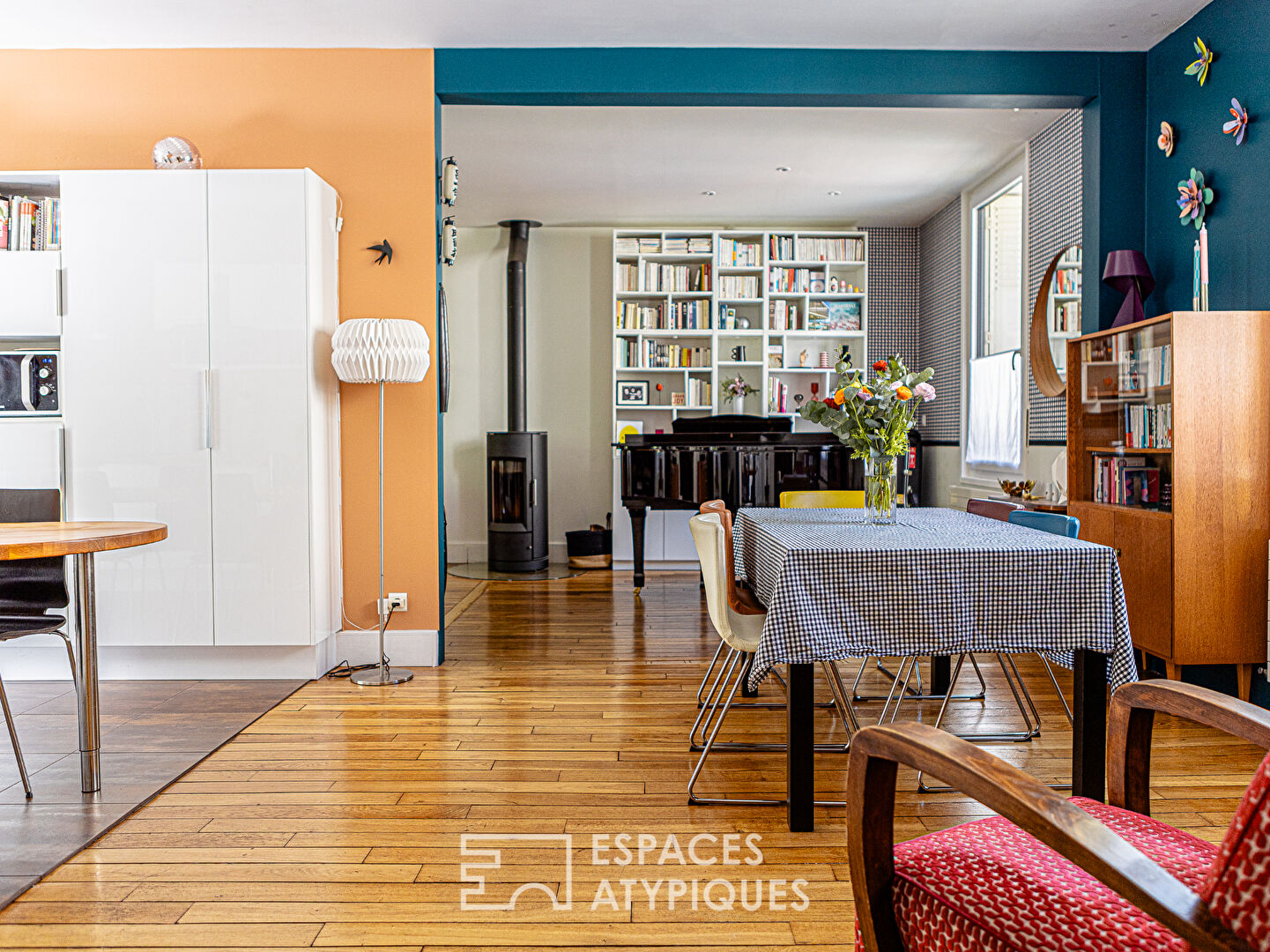 Maison bourgeoise et son extérieur intimiste