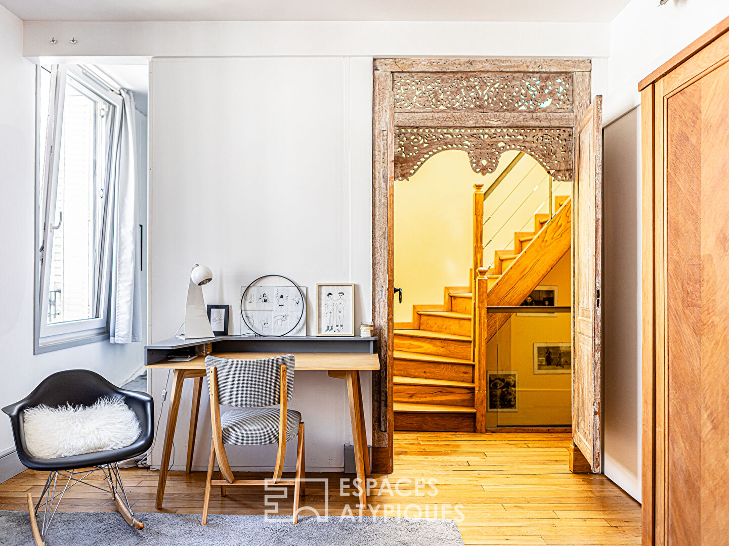 Maison bourgeoise et son extérieur intimiste