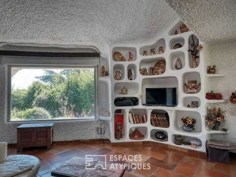 Maison d’architecte des années 70 à rénover