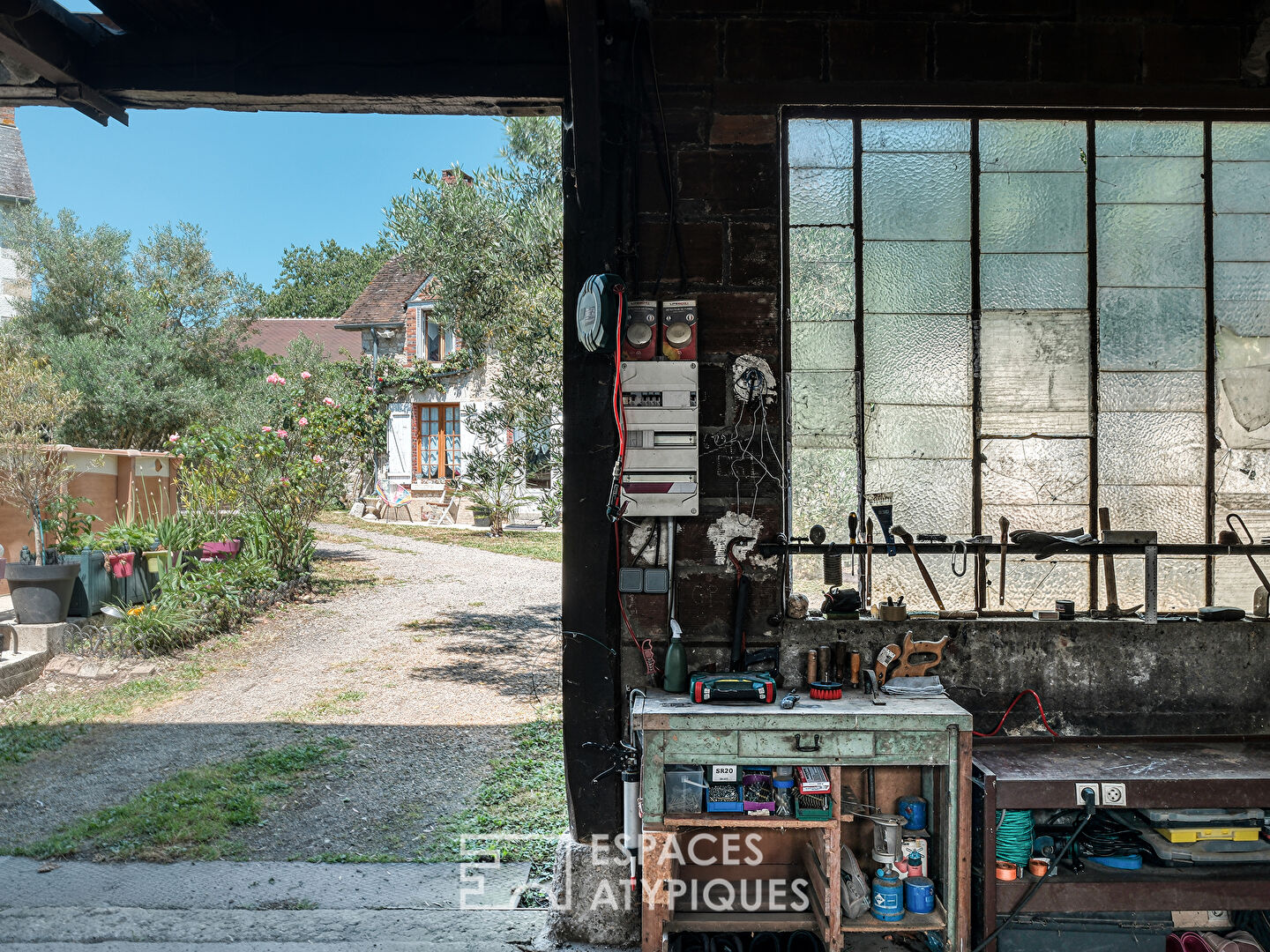 Longère rénovée et ancienne forge