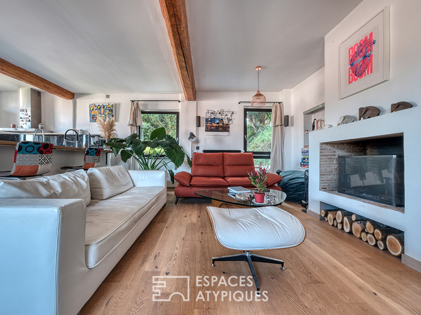 Appartement duplex avec vue sur les toits