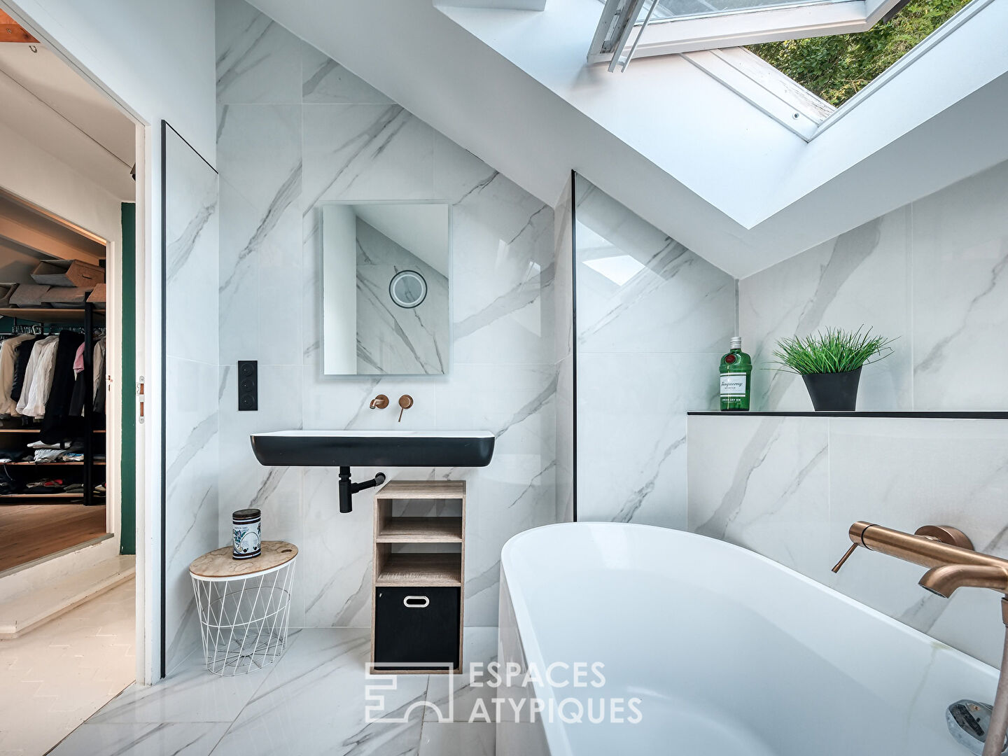 Appartement duplex avec vue sur les toits