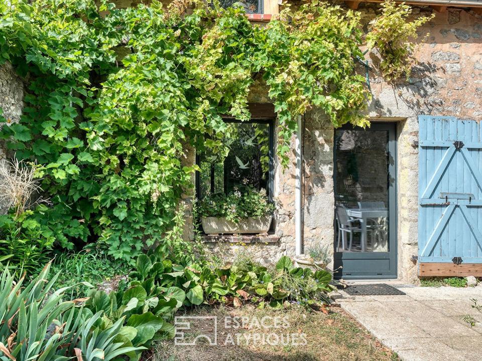 Maison cosy rénovée et son jardin bucolique à une heure de Paris