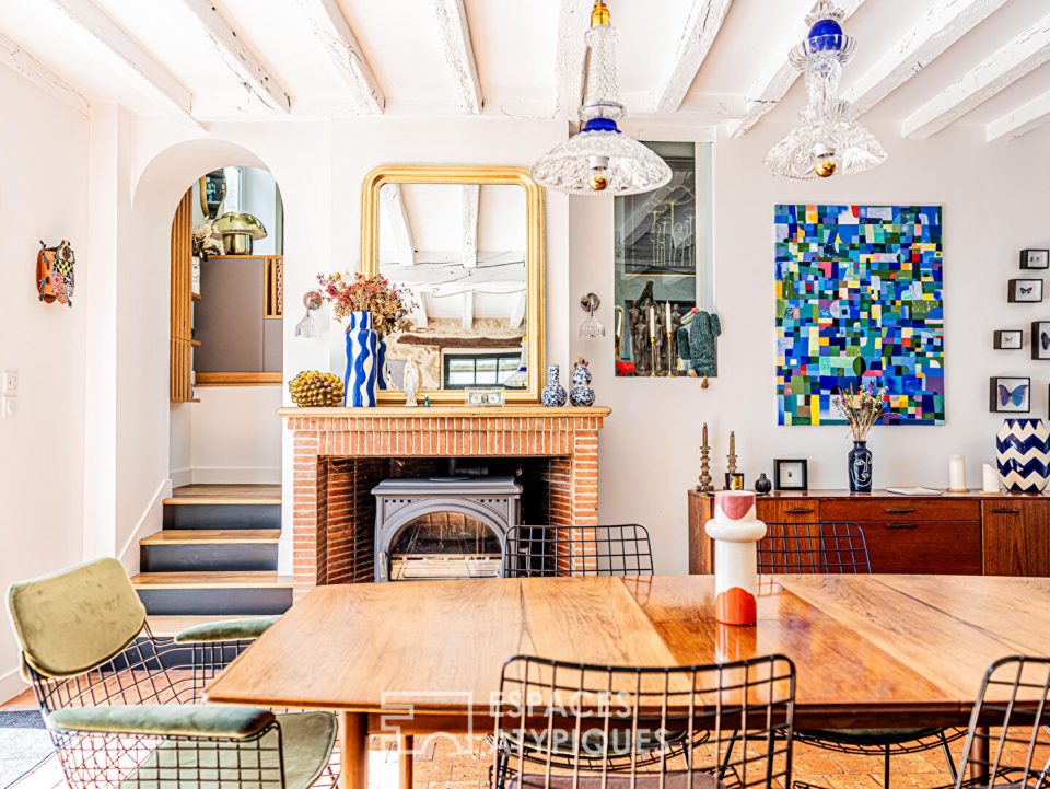 Maison de maître en pierre entièrement rénovée au coeur de Jargeau