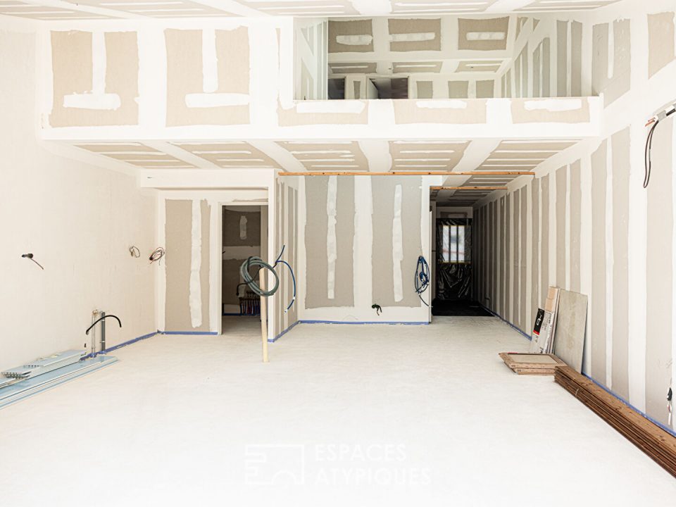 Duplex  avec jardin au coeur d'une copropriété de standing