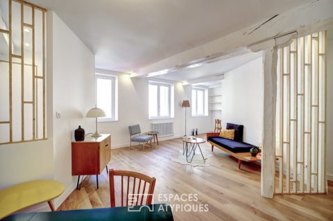 Graphic apartment in the city center