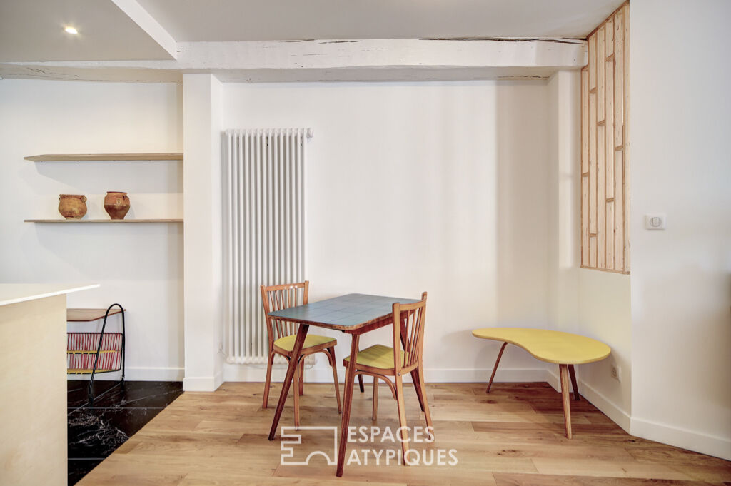 Graphic apartment in the city center