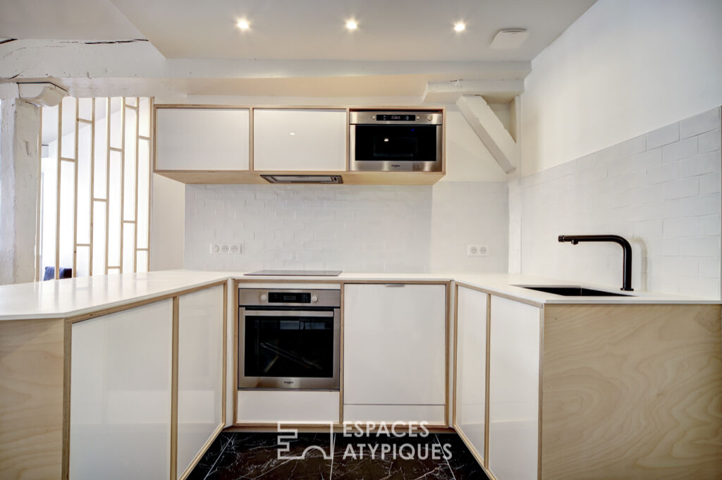 Graphic apartment in the city center