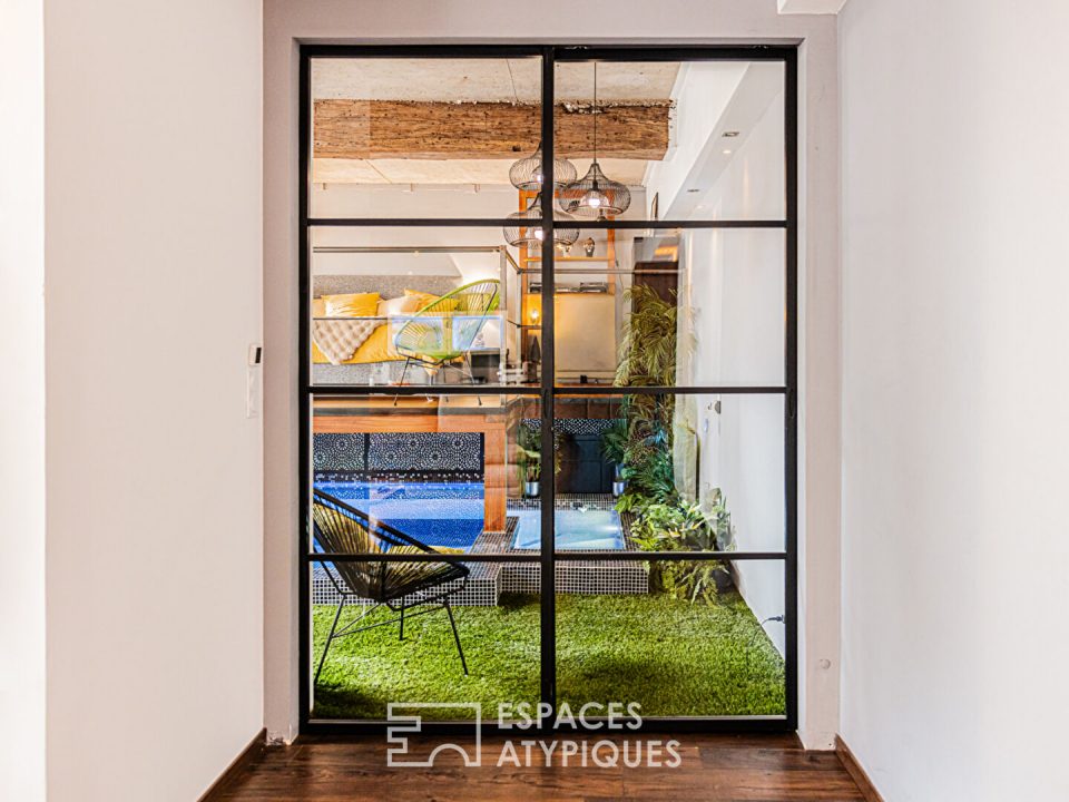 Loft avec piscine intérieure à deux pas des bords de Loire