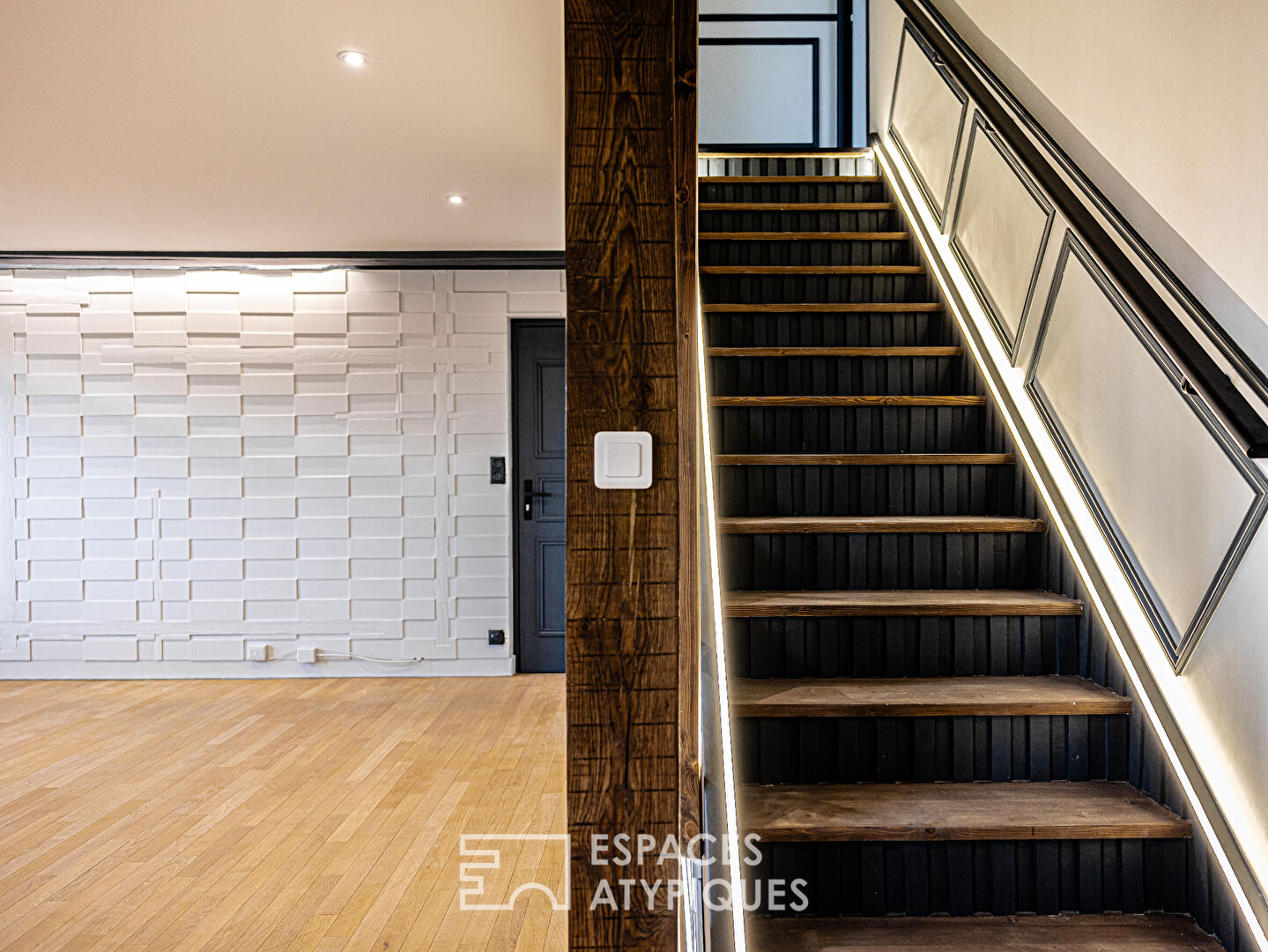 Duplex esprit loft vue cathédrale