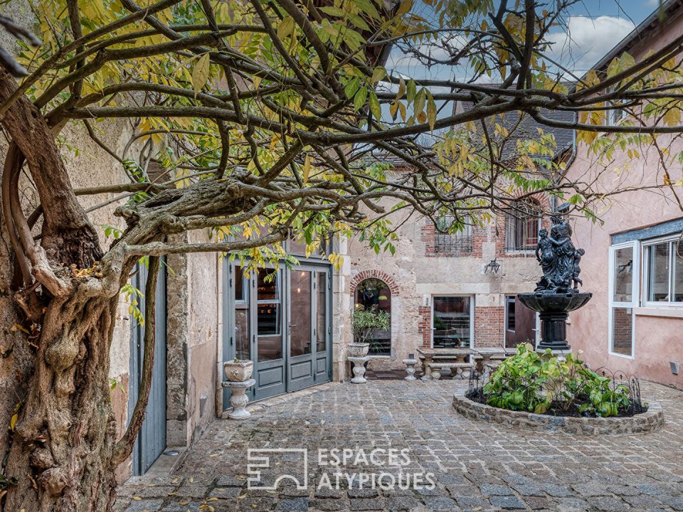 Maison de village avec cour intérieure