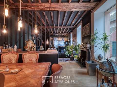 Maison de village avec cour intérieure