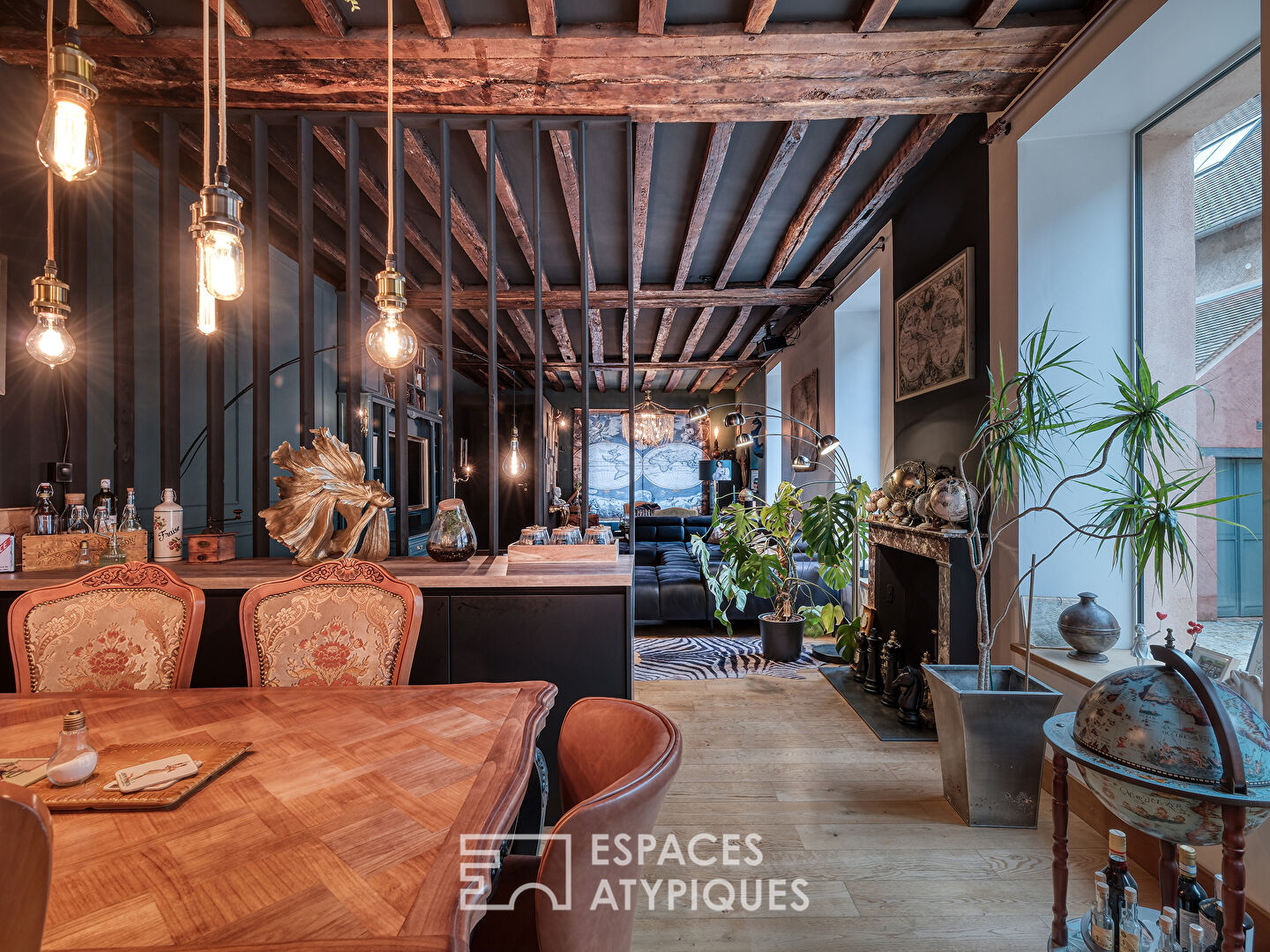 Maison de village avec cour intérieure