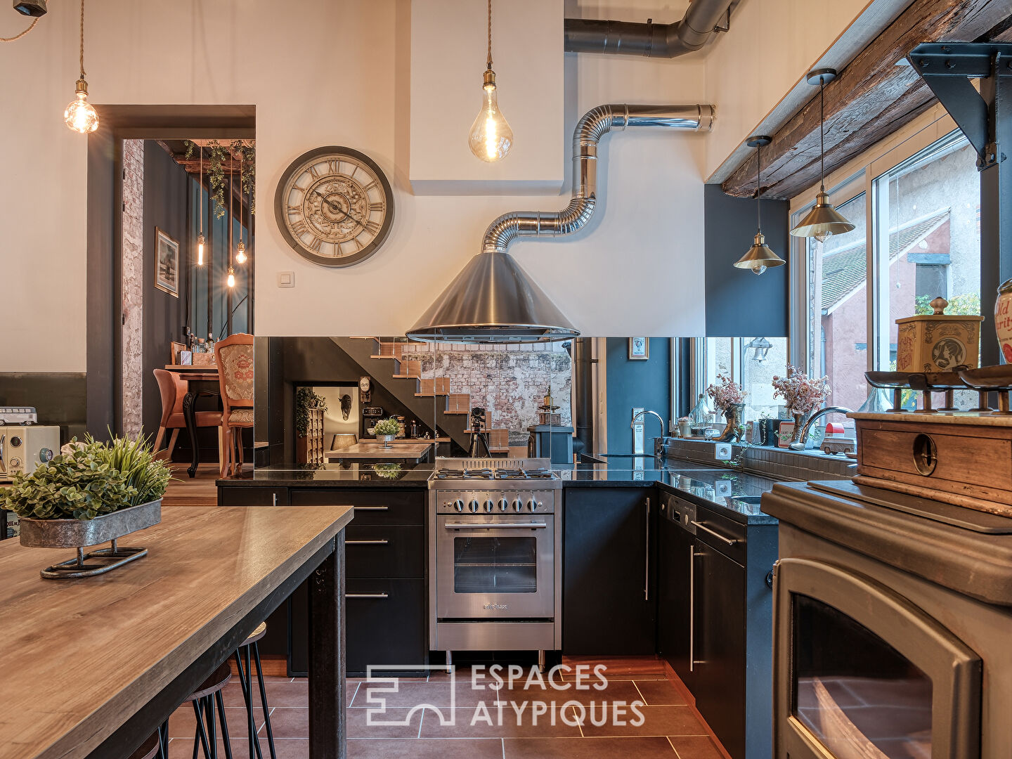 Maison de village avec cour intérieure