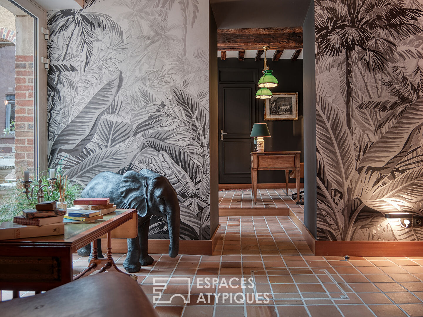 Maison de village avec cour intérieure