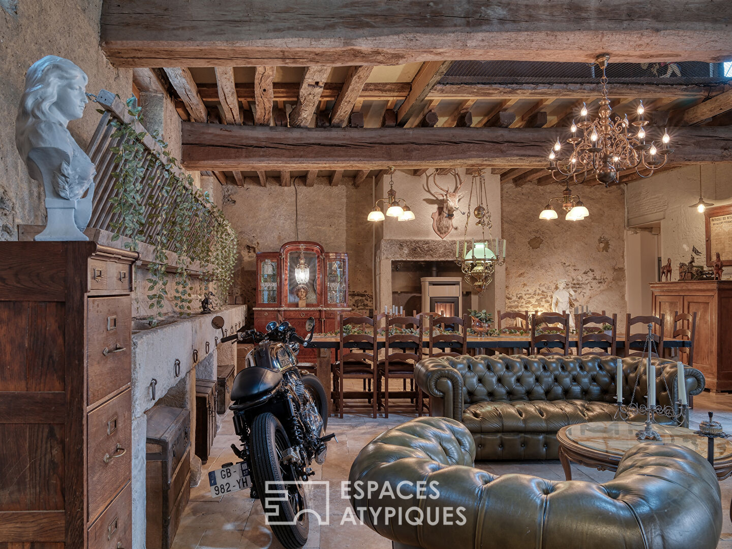 Maison de village avec cour intérieure