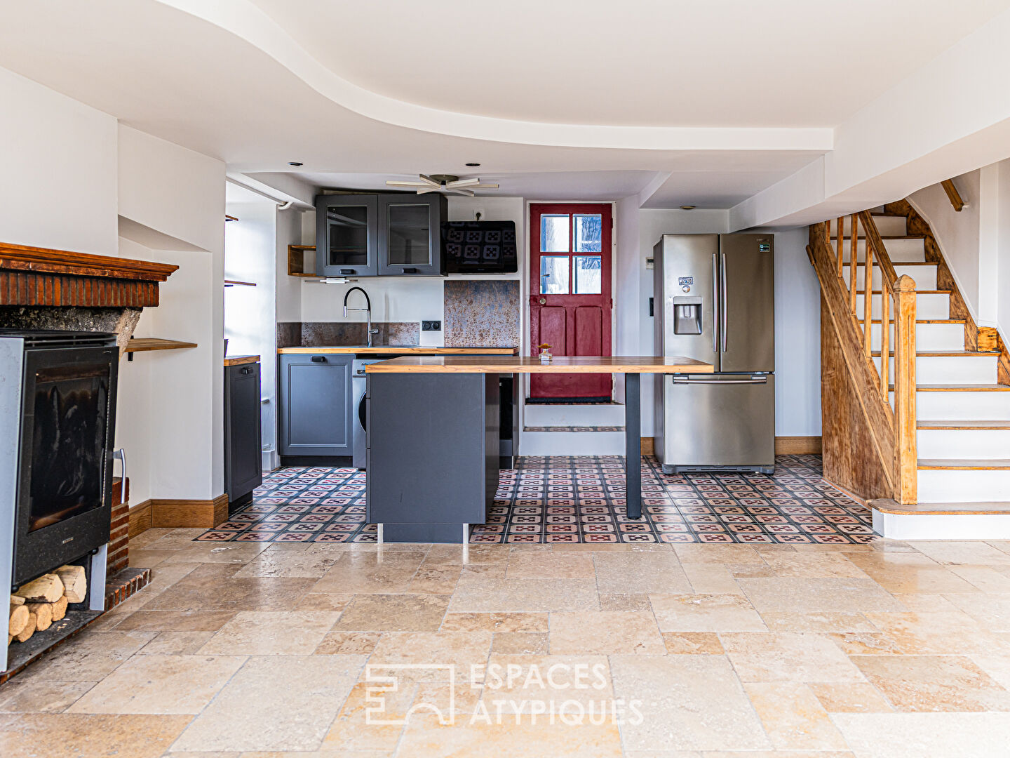 Charmant rez-de-jardin avec vue sur la Loire