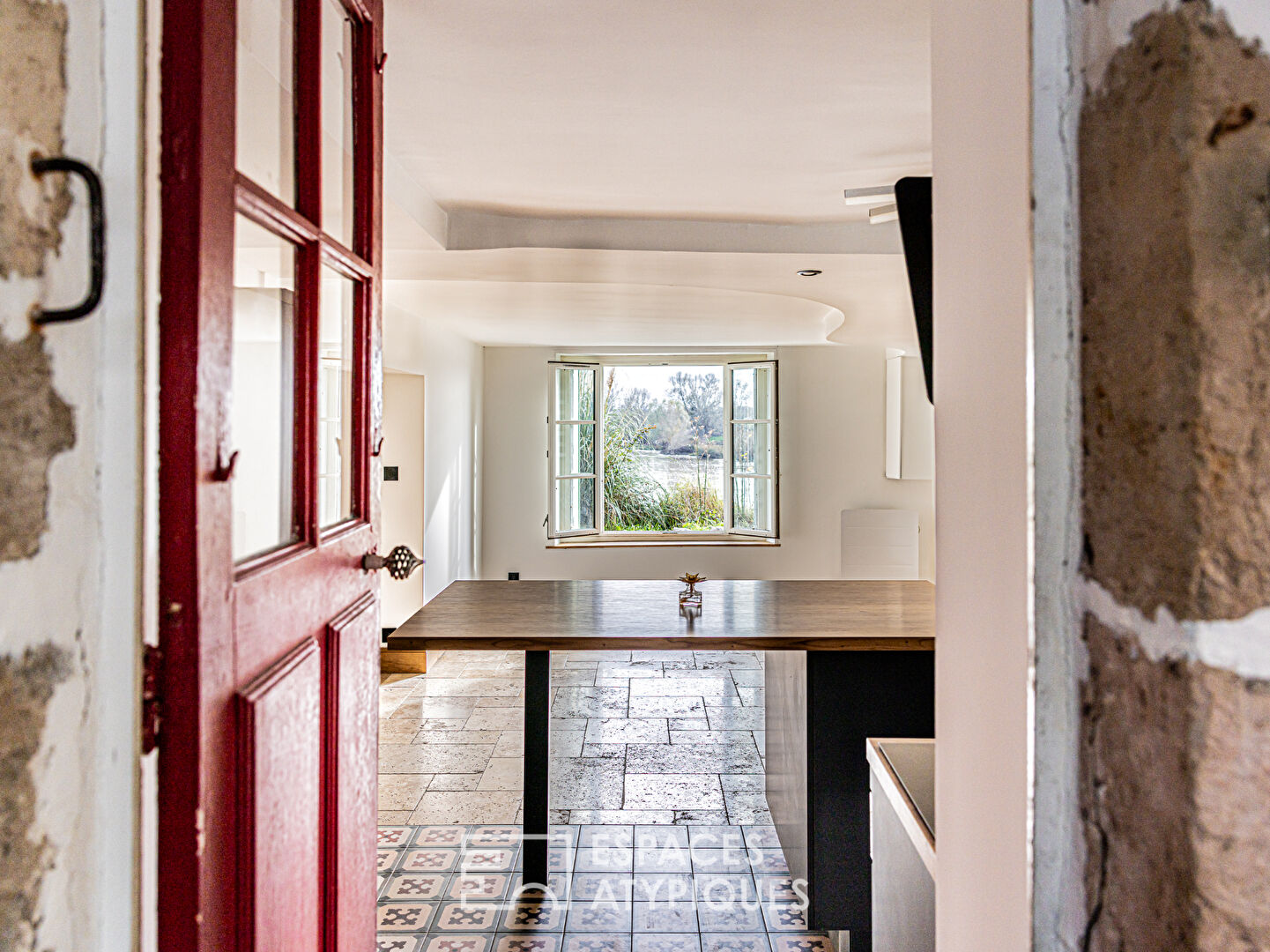 Charmant rez-de-jardin avec vue sur la Loire