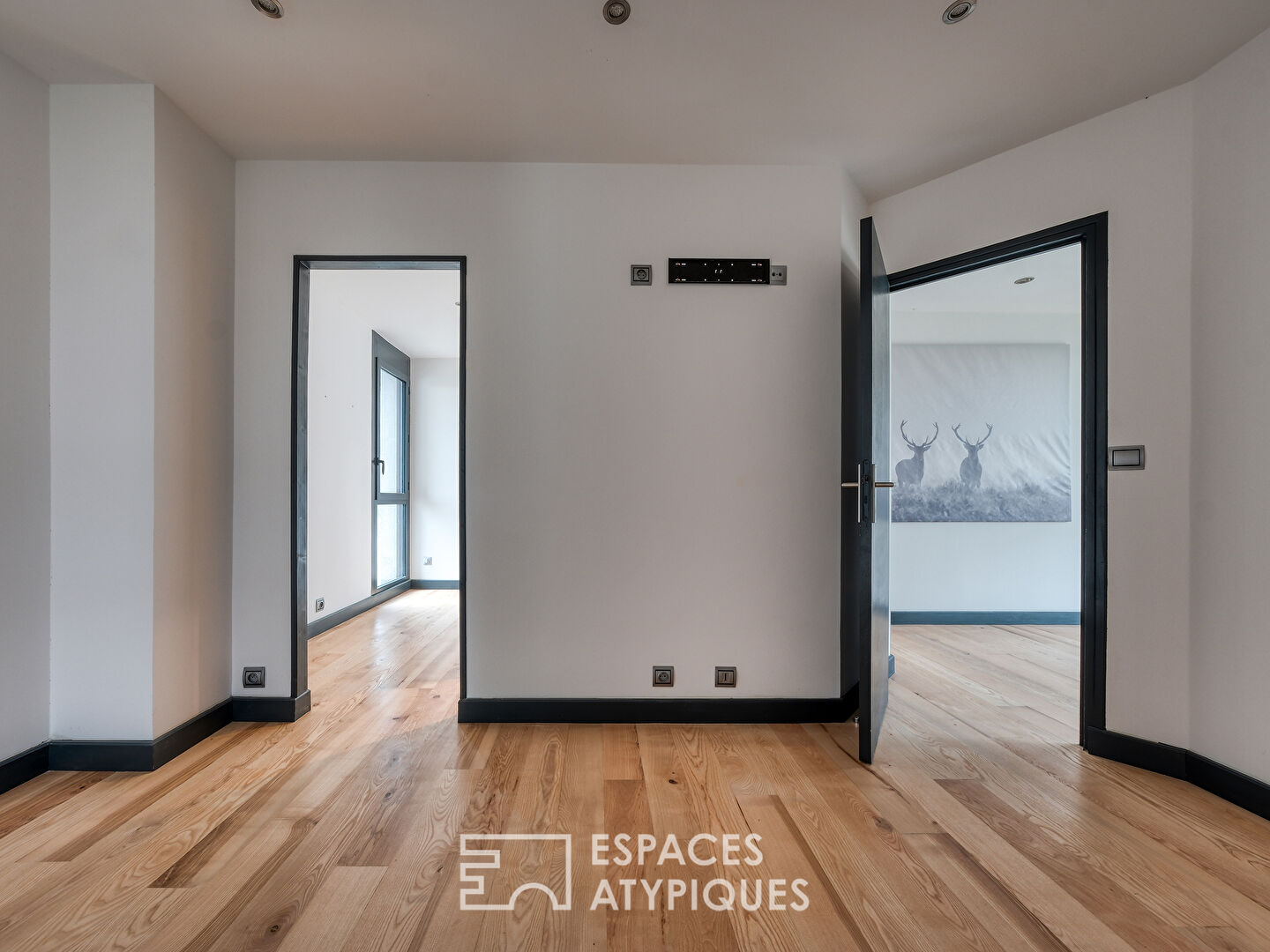 Duplex contemporain avec jardin