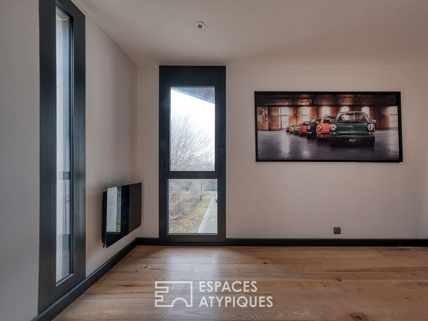 Duplex contemporain avec jardin