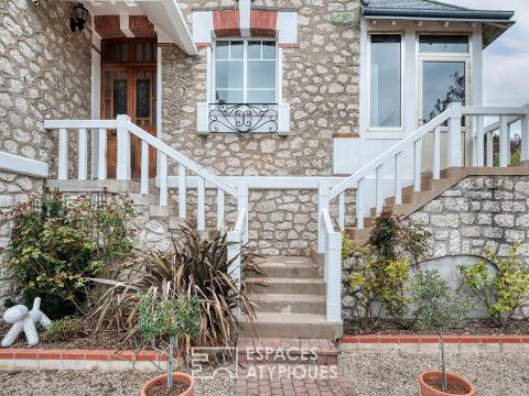 Maison de ville avec jardin