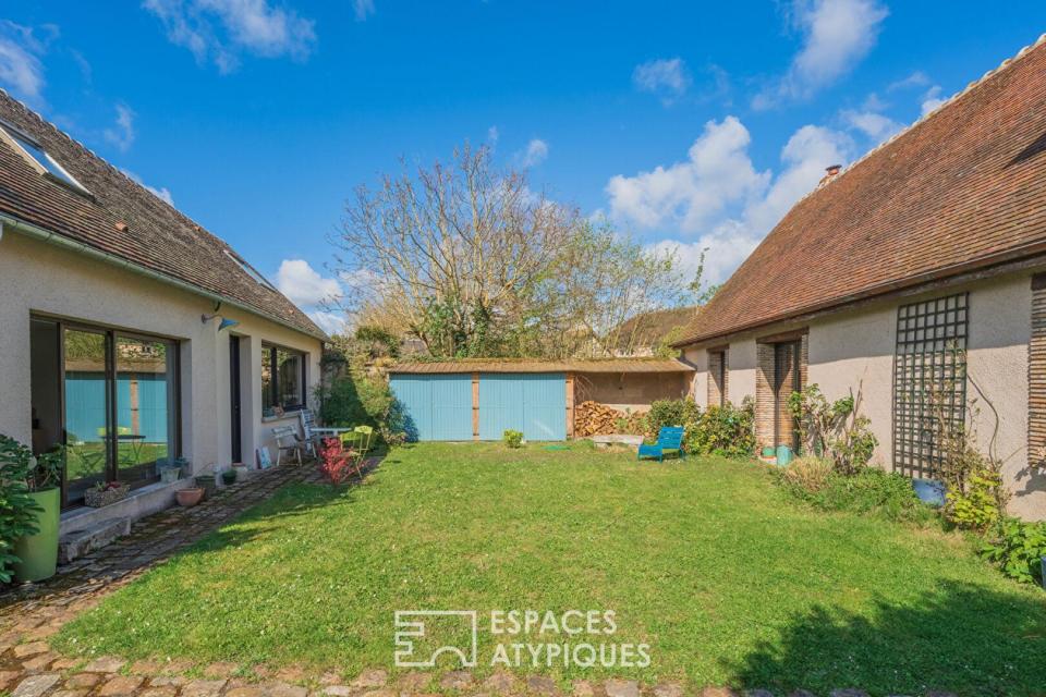 Longère de caractère et son atelier d'Artiste