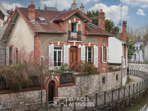 Maison de charme vue canal de Briare