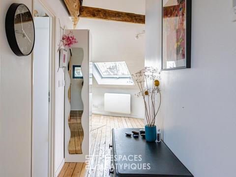 Appartement cocooning sous les toits