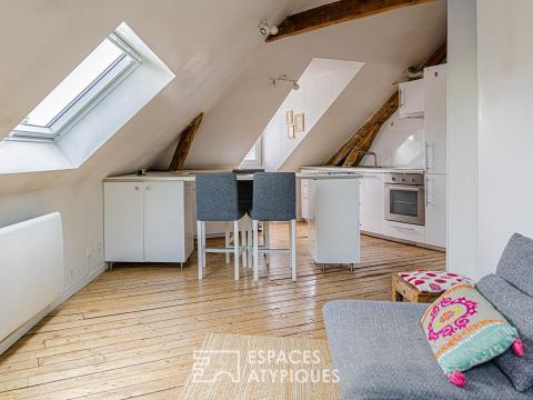 Appartement cocooning sous les toits