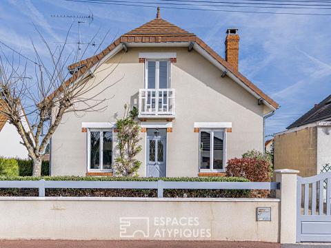 Meulière de charme avec jardin paysager