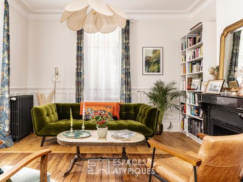 Une maison familiale de charme avec cour-jardin et garage