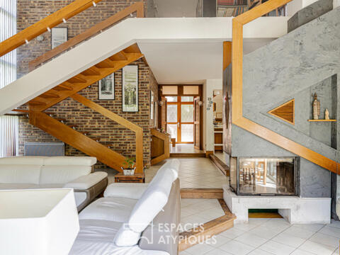 Maison d&rsquo;architecte 80&rsquo;s à Yèvre-le-Châtel
