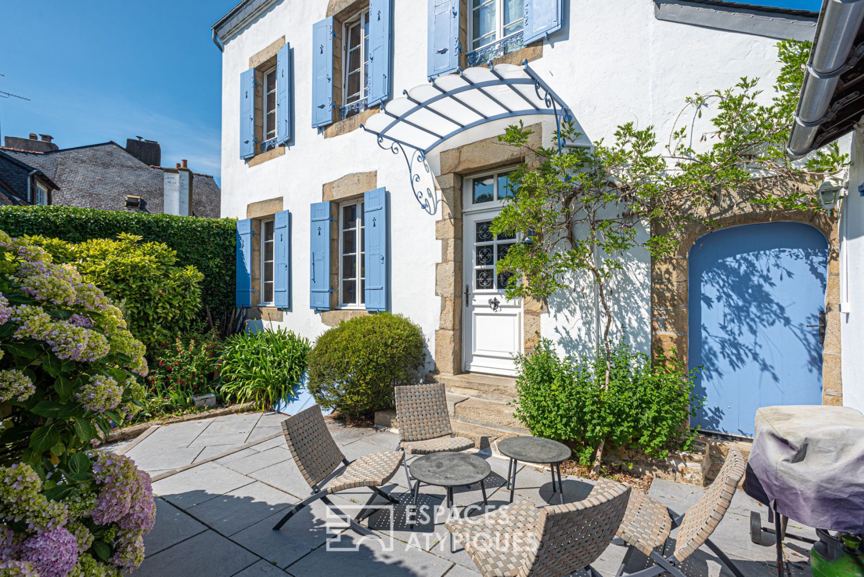 Maison d’artiste avec aperçu sur le port de Saint Goustan