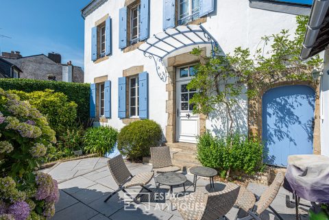 Maison d’artiste avec aperçu sur le port de Saint Goustan