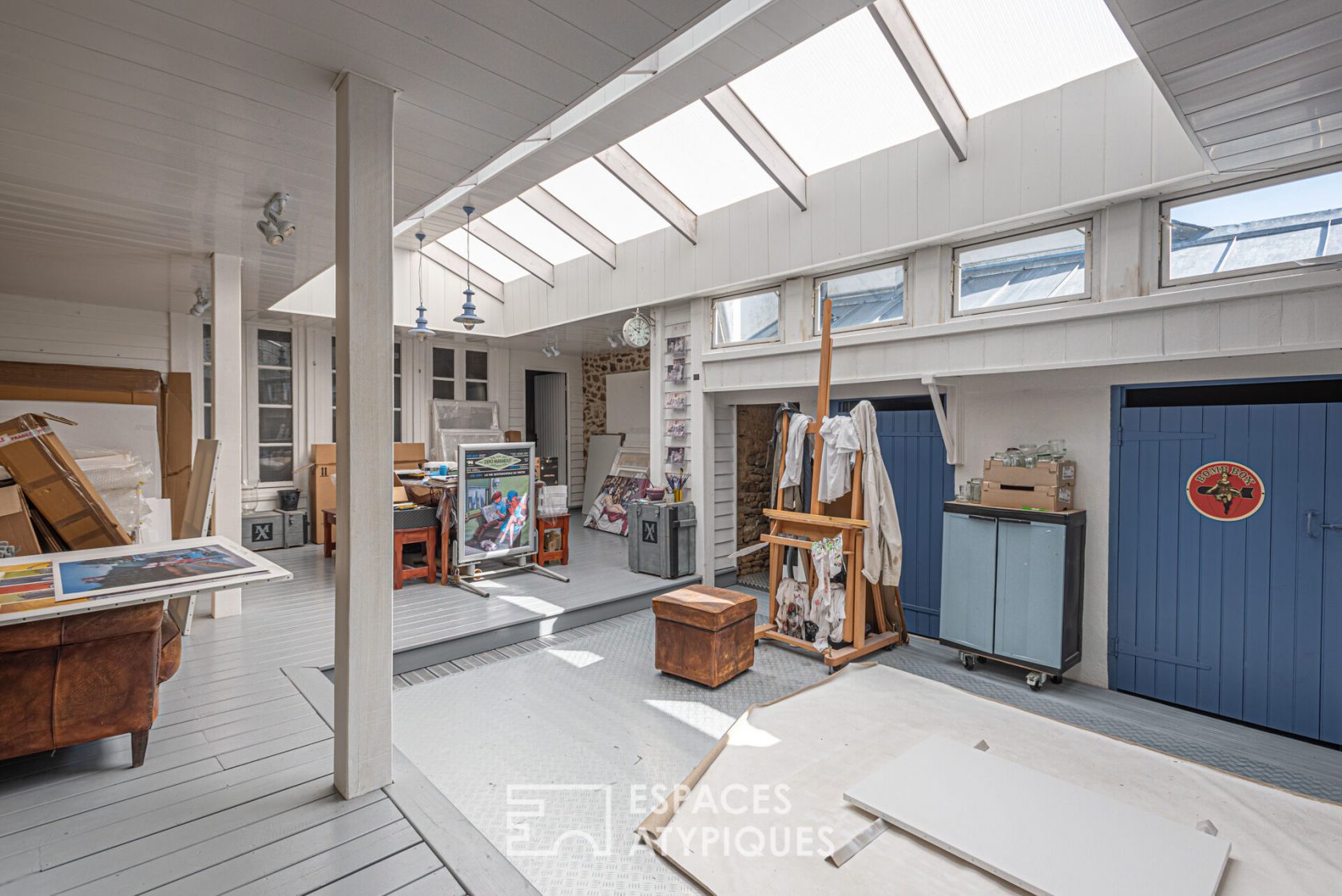 Maison d’artiste avec aperçu sur le port de Saint Goustan