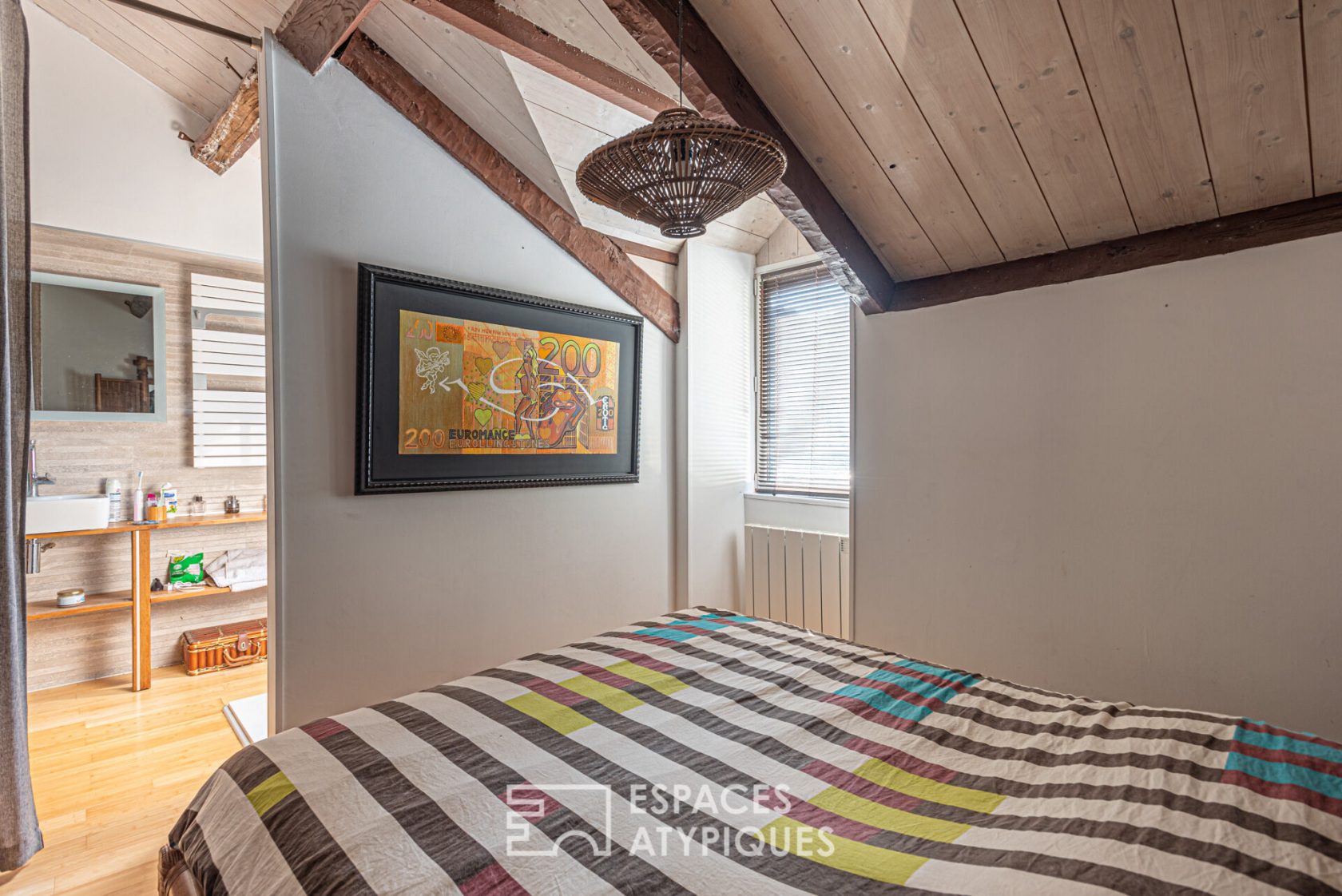 Maison d’artiste avec aperçu sur le port de Saint Goustan