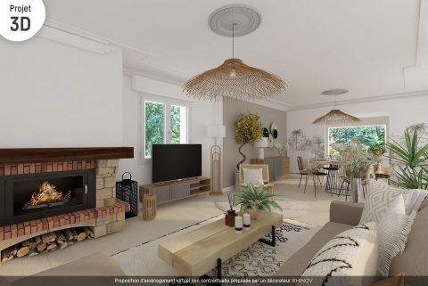 Maison familiale à rafraîchir au coeur d’une chênaie