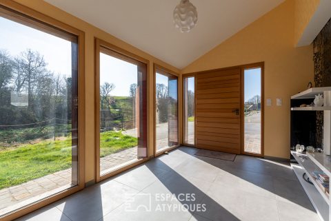 Propriété de campagne vue arborée à vingt minutes de Rennes