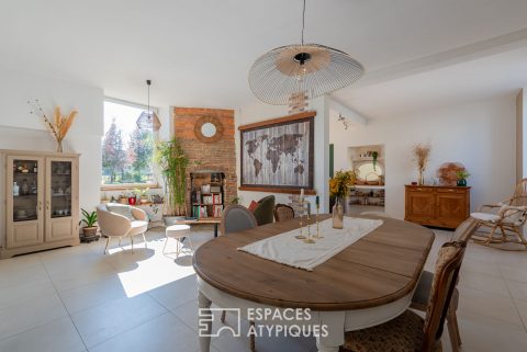 Charmante maison de bourg avec jardin et dépendances
