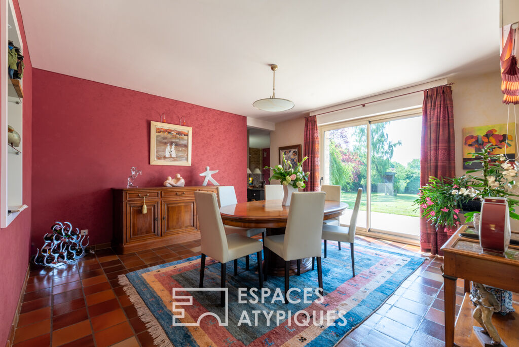 Maison d’architecte Seventies à quinze minutes au Sud de Rennes