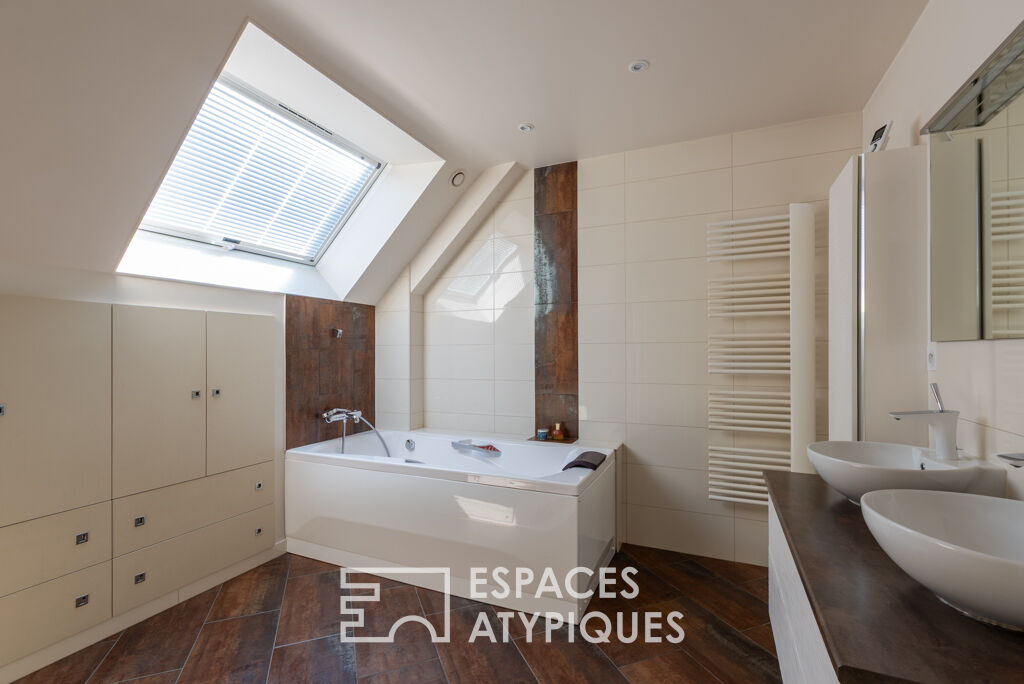 Maison d’architecte Seventies à quinze minutes au Sud de Rennes