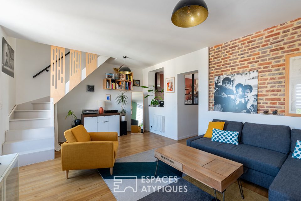 Duplex avec jardin