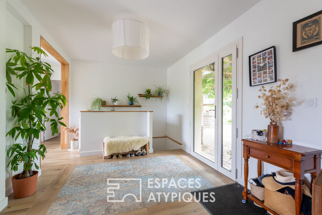 Généreuse familiale et son décor champêtre d’un hectare