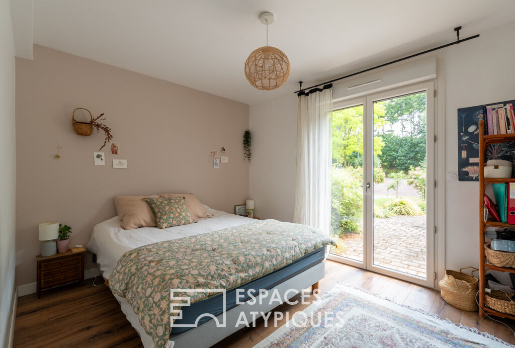 Généreuse familiale et son décor champêtre d’un hectare
