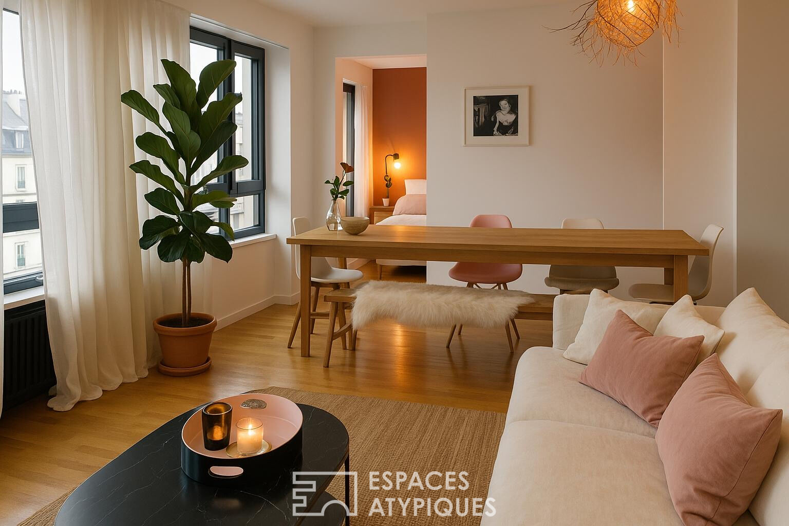 Appartement d’architecte rénové emplacement premium
