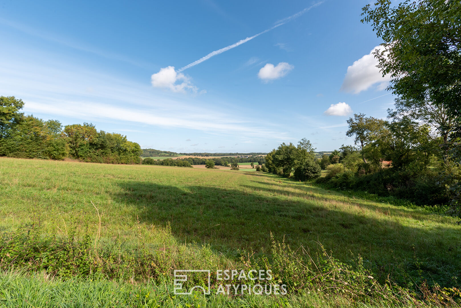 Contemporaine familiale avec vue contemplative